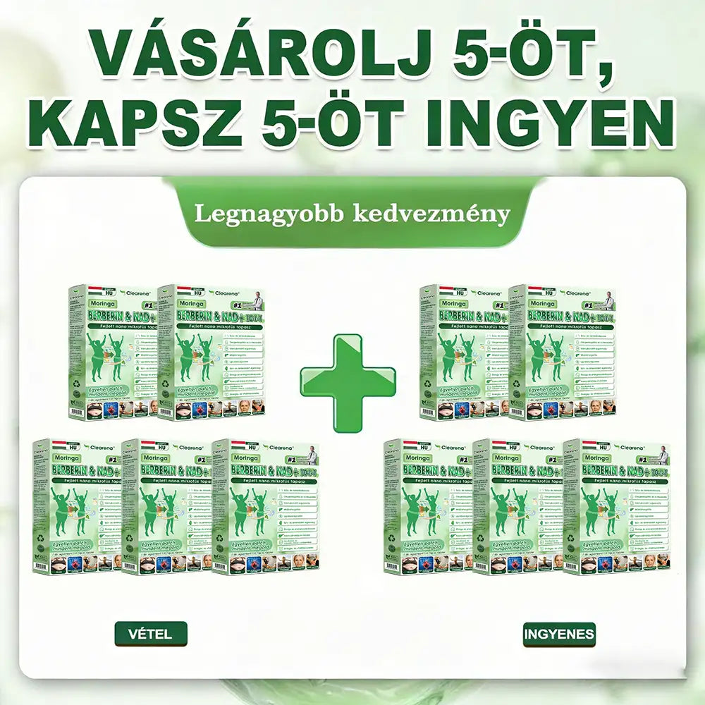 10 doboz(Vásárolj 5-öt. kapsz 5-öt ingyen) – Akár 60 kg fogyás