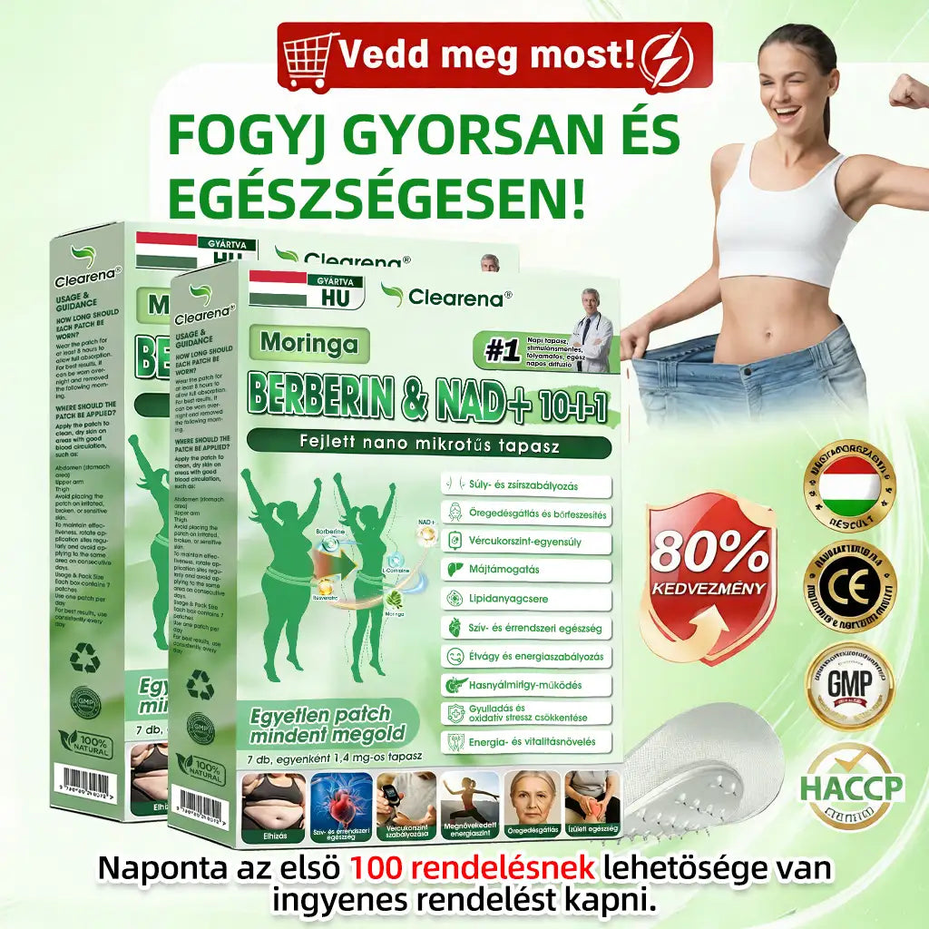 | 🇭🇺Hivatalos magyar márkabolt 🎁 𝐂𝐥𝐞𝐚𝐫𝐞𝐧𝐚® Glumasetide 10 az 1-ben Karcsú és Egészséges Nano Mikrotűs Tapasz 🌿
